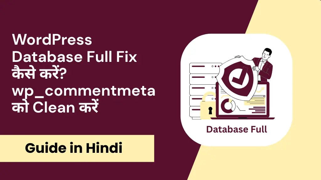 WordPress Database Full Fix